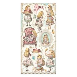 Stamperia Alice Backgrounds Selection (20,3 x 20,3) cm