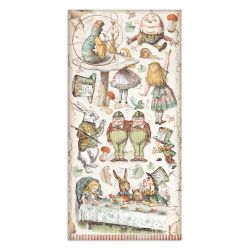 Stamperia Alice Backgrounds Selection (20,3 x 20,3) cm