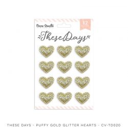 Puffy hearts -Collection "These Days" - Cocoa Vanilla