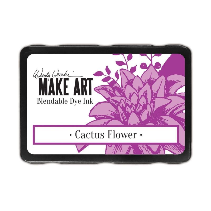 Wendy Vecchi Make art dye ink - Cactus Flower